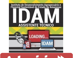 Curso Online Concurso IDAM – 2018/2019, cargo: Assistente Técnico