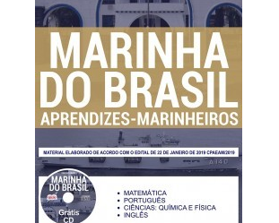 Opção Apostilas Concurso Público Marinha do Brasil – 2019, cargo: Aprendizes de Marinheiro