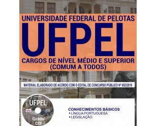 Material de Estudo Concurso Público UFPEL / RS – 2019, Comum Cargos de Níveis Médio e Superior