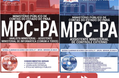 Apostilas Opção Concurso MPC / PA – 2019, Comum Diversos Cargos