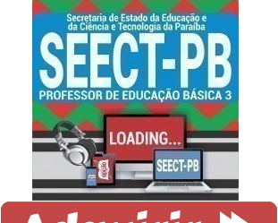 Curso Preparatório Online Professor de Educação Básica 3 do Concurso Público da SEECT / PB – 2019