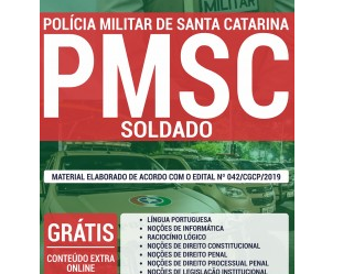 Apostila Soldado PM do Concurso Público da PM / SC – 2019