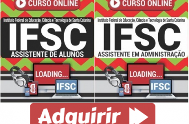 Cursos Online Assistente em Administração e Assistente de Alunos do Concurso Público do IFSC – 2019