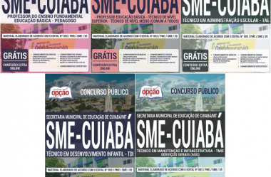 Apostilas Concurso Público SME Cuiabá / MT – 2019, empregos: Diversos Cargos