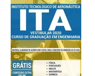 Apostila Concurso de Admissão ao ITA – Vestibular 2020, Curso de Graduação em Engenharia