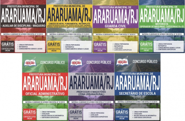 Apostilas Diversos Cargos do Concurso Público da Prefeitura de Araruama / RJ – 2019