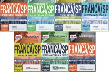 Apostilas Impressas e Digitais Diversas Funções do Concurso da Prefeitura de Franca / SP – 2019
