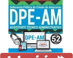 Curso Online Assistente Técnico de Defensoria – Administrativo – Concurso Público DPE / AM – 2019