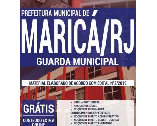 Apostila para Guarda Municipal do Concurso Público da Prefeitura de Maricá / RJ – 2019