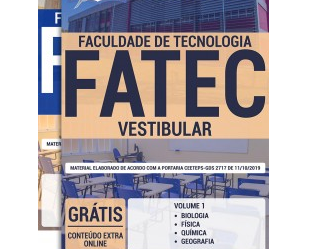 Apostila Processo Seletivo Vestibular FATEC 1º Semestre de 2020 (São Paulo)