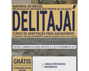 Apostila de Preparação Processo Seletivo DELITAJAÍ – 2019, Curso de Adaptação para Aquaviários