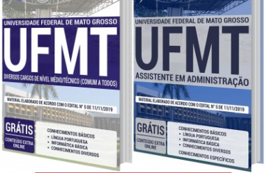 Apostilas Assistente em Administração e Outros (Nível Médio/Técnico) do Concurso da UFMT – 2020