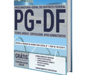 Apostila Concurso Público PG / DF – 2020, Técnico Jurídico – Especialidade: Apoio Administrativo