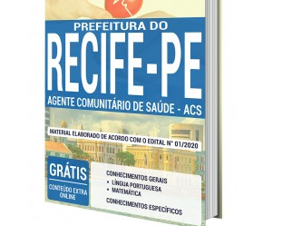 Material de Estudo Seleção Pública Prefeitura do Recife / PE – 2020, função: Agente Comunitário de Saúde – ACS