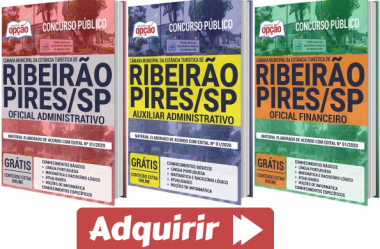 Apostilas Concurso Câmara de Ribeirão Pires / SP – 2020, cargos: Vários Empregos