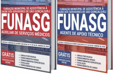 Apostilas de Preparação Concurso Público FUNASG / RJ – 2020, Agente de Apoio Técnico e Auxiliar de Serviços Médicos