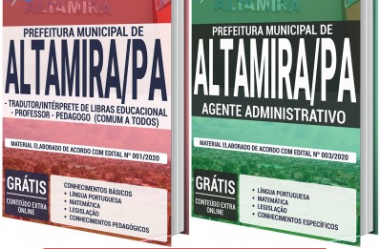 Materiais de Estudo Concurso Público Prefeitura de Altamira / PA – 2020, funções: Diversos Cargos