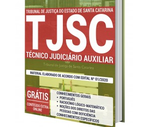 Opção Apostilas Concurso Público TJ / SC – 2020, cargo: Técnico Judiciário Auxiliar