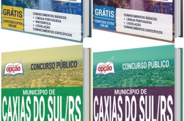 Apostilas Concurso Público Município de Caxias do Sul / RS – 2020, empregos: Várias Funções