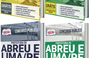 Apostilas Concurso Público Prefeitura de Abreu e Lima / PE – 2020, Vários Empregos