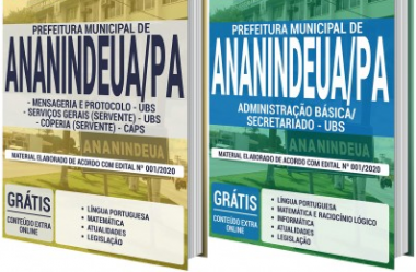 Apostilas Impressas e Digitais Vários Cargos do Concurso Público da Prefeitura de Ananindeua / PA – 2020