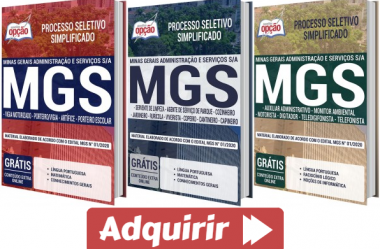 Apostilas de Estudo Processo Seletivo Simplificado MGS – 2020, cargos: Diversas Funções