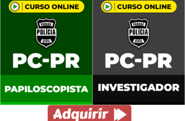 Cursos Online Investigador e Papiloscopista do Concurso Público da PC / PR – 2020