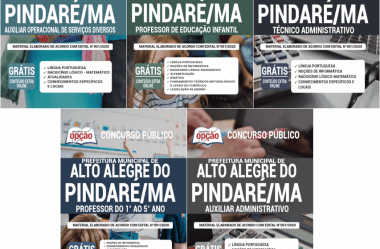 Concurso Público Prefeitura de Alto Alegre do Pindaré / MA – 2020, Apostilas Preparatórias para Diversos Cargos