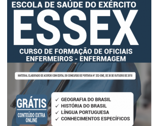 Apostila Área de Enfermagem do Concurso Público da EsSEx – 2020