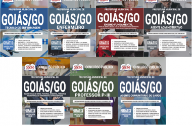 Apostilas Impressas e Digitais Diversos Cargos do Concurso Público da Prefeitura de Goiás / GO – 2020