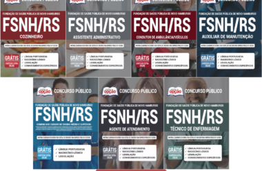 Opção Apostilas Concurso da FSNH / RS – 2020 / 2021, cargos: Vários Empregos