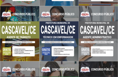 Apostilas PDF e Impressas Diversos Cargos do Concurso Público da Prefeitura de Cascavel / CE – 2020 / 2021