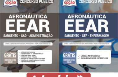 Apostila Exame de Admissão EAGS turma 2022 da EEAR, Sargento (Enfermagem e Administração) – 2021