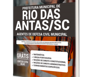 Apostila Opção Processo Seletivo Prefeitura de Rio das Antas / SC – 2021, Agentes de Defesa Civil Municipal