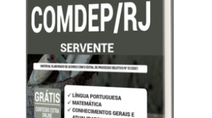 Apostila Seletivo COMDEP Paracambi RJ 2021 Servente