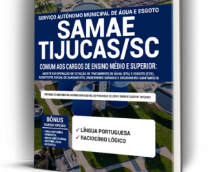 Processo Seletivo SAMAE de Tijucas / SC – 2021, Apostila Preparatória para o cargo de: Conteúdos Comuns a Toda as Funções