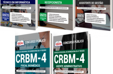 Apostilas PDF (download) e Impressas do Concurso da CRBM-4 PA / RO – 2021, Diversas Funções