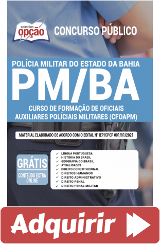 Apostila PM BA - Curso de Formação de Oficiais