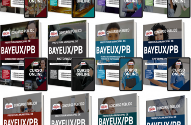 Apostilas PDF e Impressas Várias Funções do Concurso da Prefeitura de Bayeux / PB – 2021