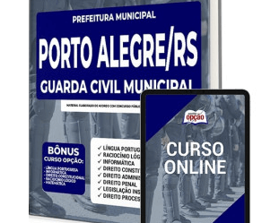 Apostila Concurso Público Prefeitura de Porto Alegre / RS 2022, emprego: Guarda Municipal