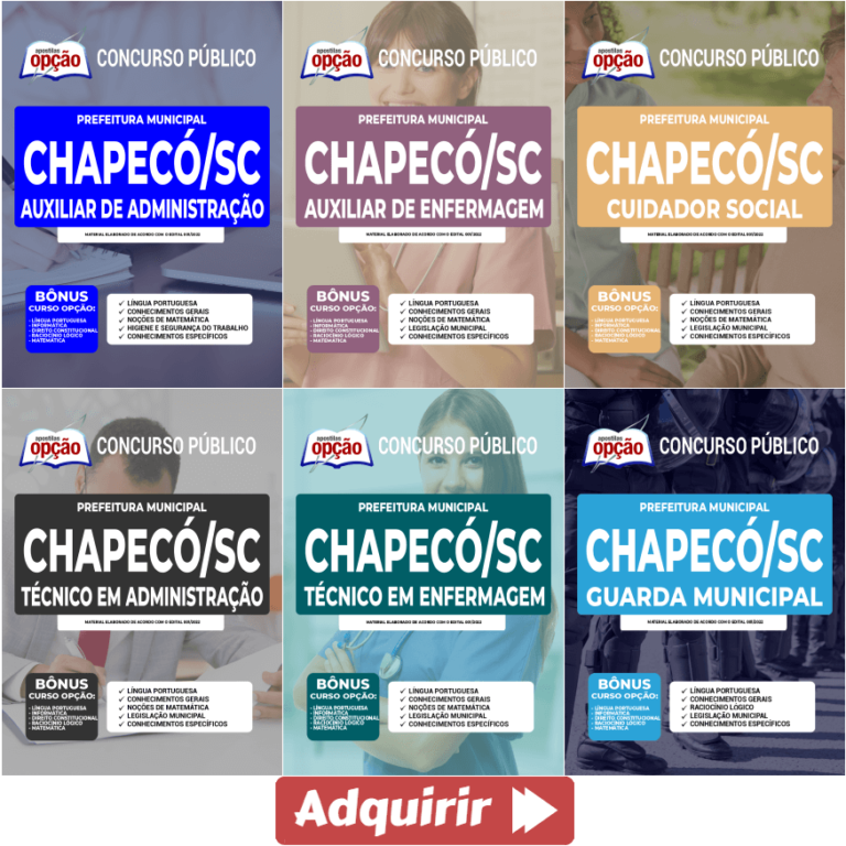 Apostilas Pdf Download E Impressas Do Concurso Da Prefeitura De Chapec Sc Diversos