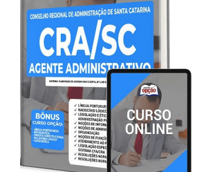 Apostila Concurso Público CRA / SC 2022, emprego: Agente Administrativo
