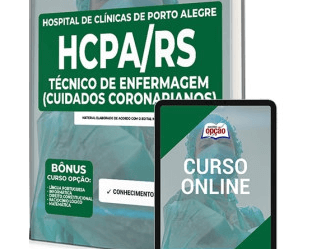 E-book e Apostila Processo Seletivo HCPA / RS 2022, função: Técnico de Enfermagem – Cuidados Coronarianos