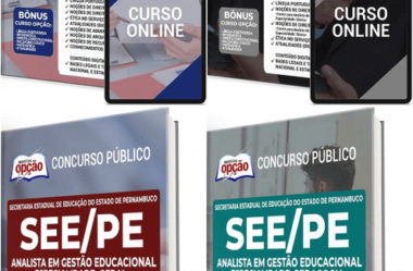 Apostilas Concurso da SEE / PE 2022, cargos: Analista em Gestão Educacional e Assistente Administrativo Educacional