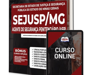 Apostila 2022 do Processo Seletivo da SEJUSP / MG, na função de: Agente de Segurança Penitenciário