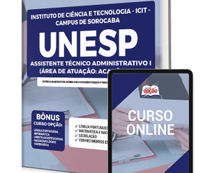 Apostila Concurso UNESP Campus de Sorocaba / SP 2022, cargo: Assistente Técnico Administrativo – Acadêmica