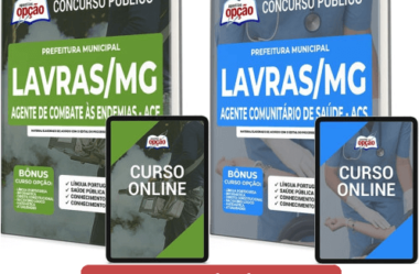 Apostilas Impressas e Digitais Agentes de Saúde e de Endemias do Processo Seletivo da Prefeitura de Lavras / MG 2022