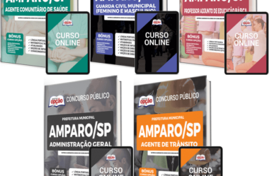 Apostilas Impressas e Digitais Diversos Cargos do Concurso Público da Prefeitura de Amparo / SP 2022
