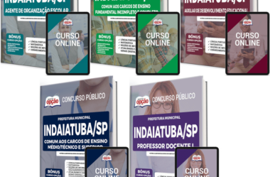 Apostilas Várias Funções do Concurso Público da Prefeitura de Indaiatuba / SP 2022