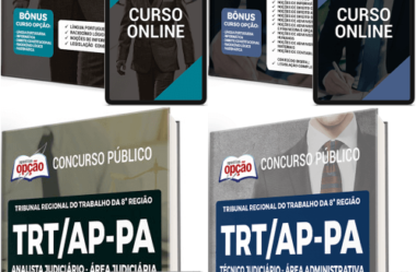 Apostilas Concurso Público 2022 do TRT-8 AP / PA, nas funções de: Técnico e Analista Judiciário